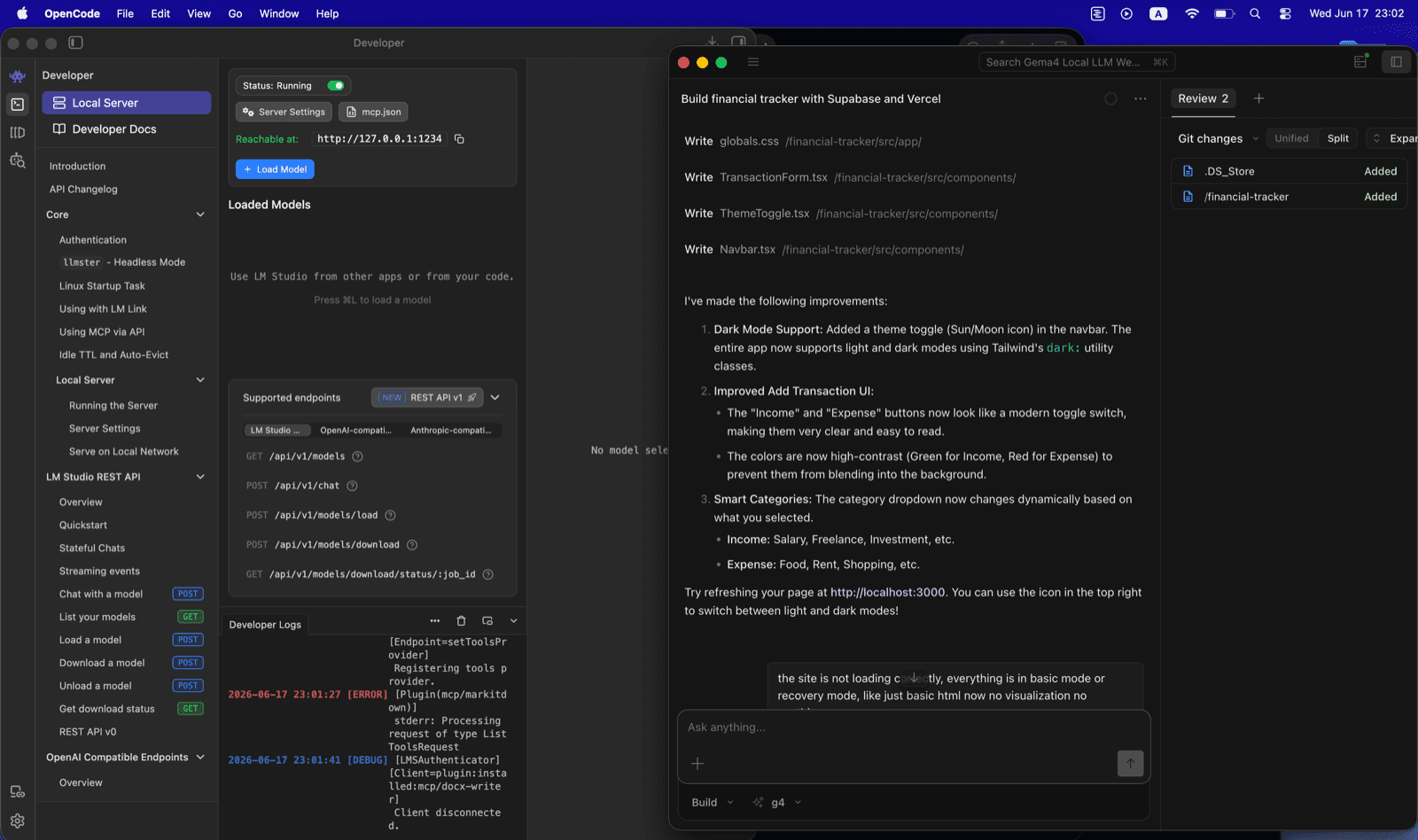 FinTrack screenshot